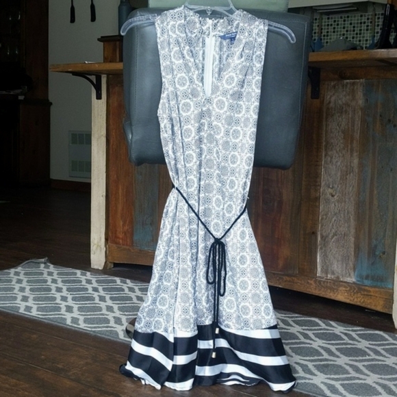 Peter Som for Design Nation Chakra Black Combo Print Dress - Small - Picture 9 of 9